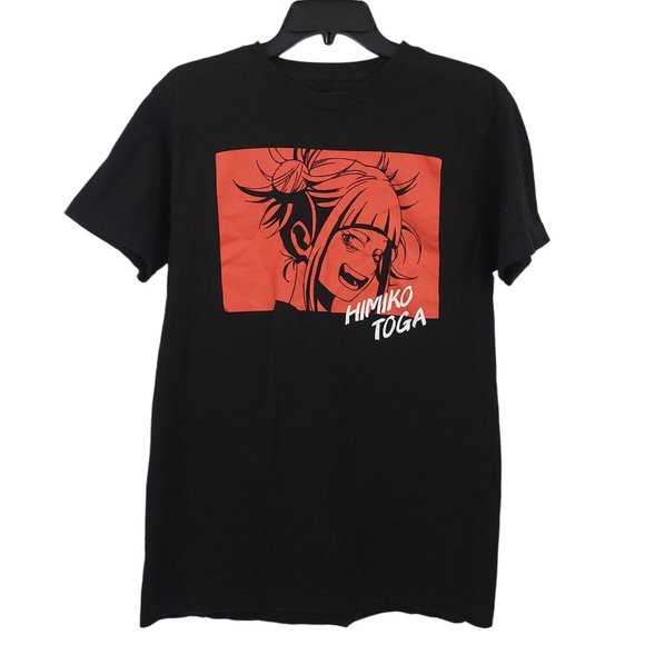 My Hero Academia Himiko Toga T Shirt Size M Anime Manga Black Red Funimation - Picture 2 of 7